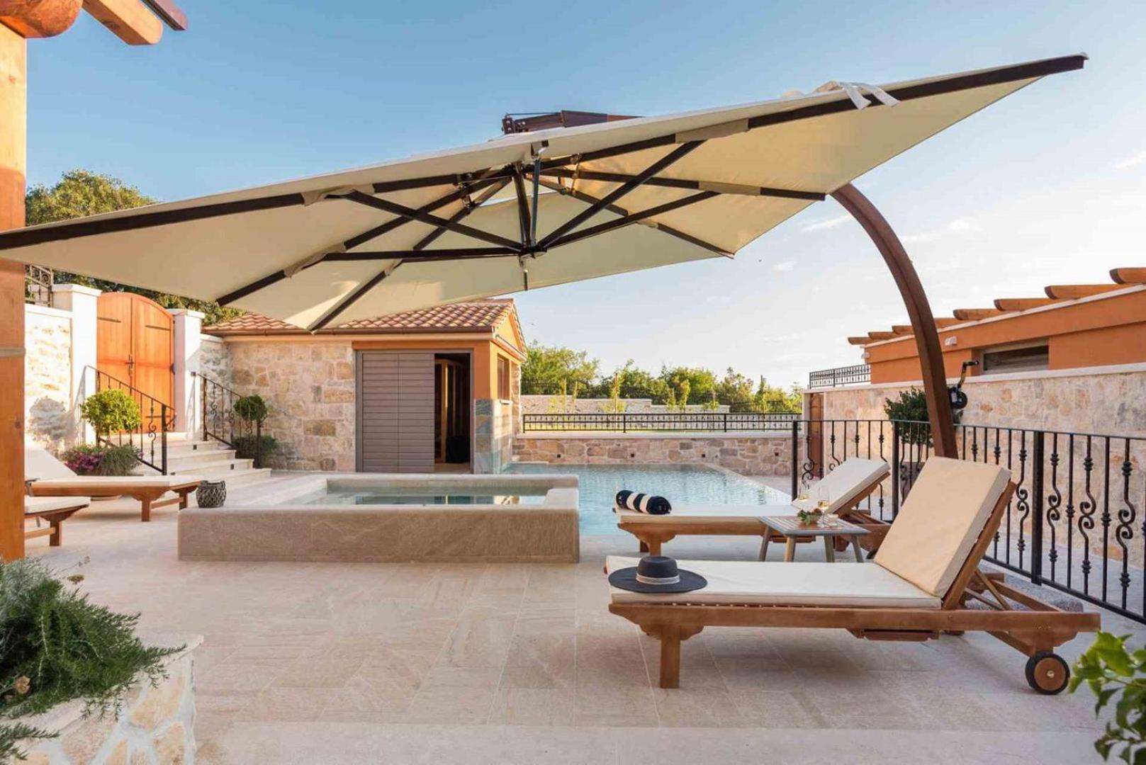 Luxury Villa Finessa Skradin 2 With Heated Pool, Jacuzzi And Sauna Zewnętrze zdjęcie