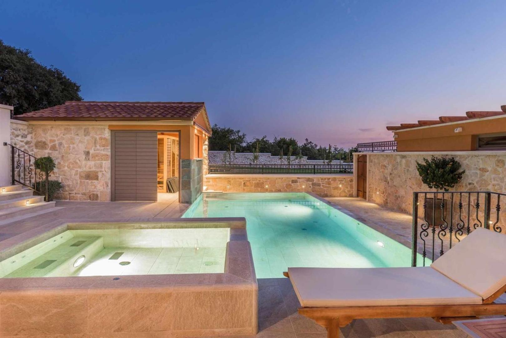 Luxury Villa Finessa Skradin 2 With Heated Pool, Jacuzzi And Sauna Zewnętrze zdjęcie
