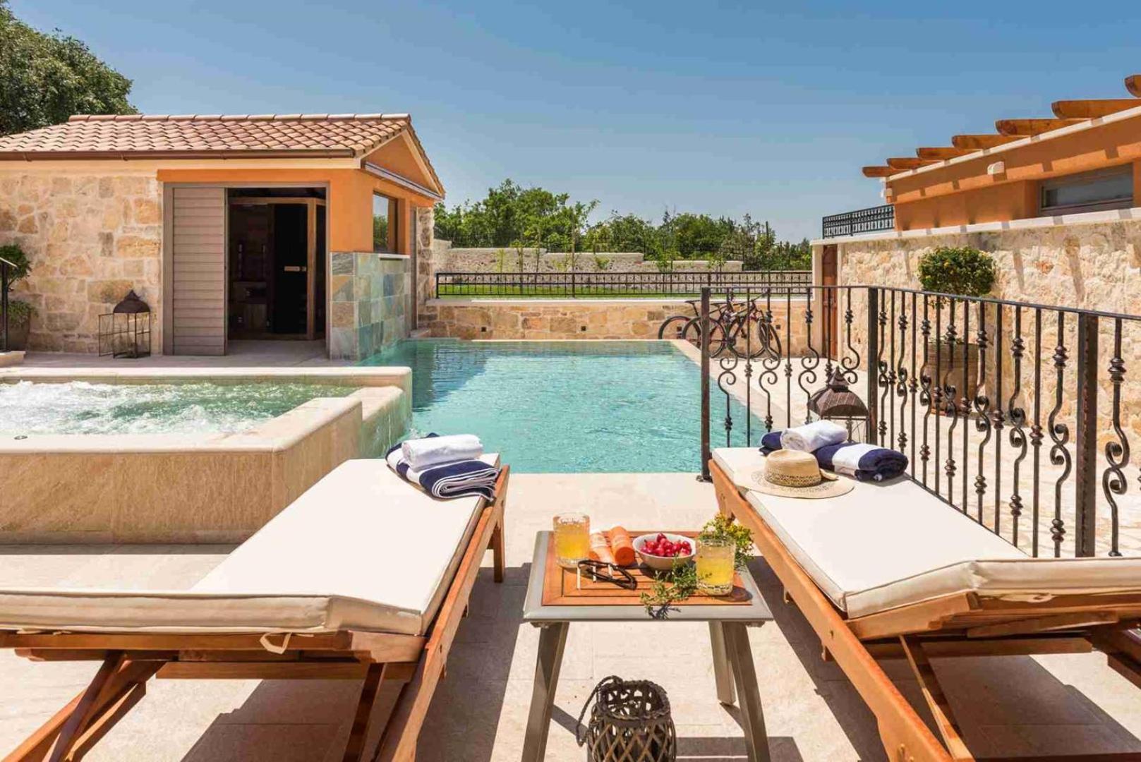 Luxury Villa Finessa Skradin 2 With Heated Pool, Jacuzzi And Sauna Zewnętrze zdjęcie